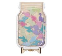Tarro de recompensa escolar - Personalizado para niños, tarro coleccionable de acrílico | Tarro conductual para niños con motivos vivos de estrellas y dinosaurios, tarro