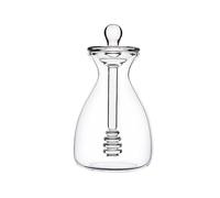 Tarro De Tarros De Miel | Tarro De Miel Resistente Al Calor De 17 Oz Con Varilla Para Cazo De Doble Uso | Bote De Miel De Colmena De Vidrio Para El Hogar, Pastelería De Cocina, Tienda De Postres, Cand