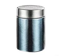 Tarro de té de titanio puro diseñado específicamente para el control de humedad en cocinas domésticas o entusiastas del té en movimiento (azul)