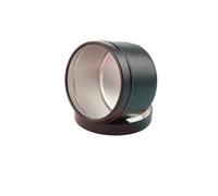 Tarro de Vela Paquete de 24 frascos vela vacíos, latas metal redondas doradas con tapas for hacer velas, manualidades, contenedores almacenamiento, DIY(Black)