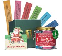 Tarro de versículo bíblico de Navidad - 120 códigos de colores, 6 colores para 6 emociones, los mejores regalos de Navidad 2025 para mujeres, adolescentes, nietos, regalos únicos de elefante blanco