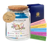 Tarro de versículos de la Biblia Read Me What, 90 versículos de la Biblia, tarro de cristal de oración de las Escrituras, regalos cristianos de Pascua, accesorios de la Biblia, regalos basados en la