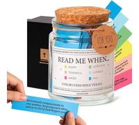 Tarro de versículos de la Biblia, versículos de la Biblia en un frasco, versículos de la Biblia con texto en inglés "Read Me When Bible ", frasco de versículos de la Biblia codificados por