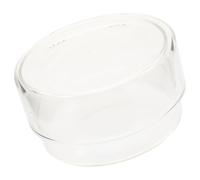 Tarro de Vidrio 670ml con Tapa para Té, Almacenamiento Reutilizable | Vidrio Grueso Transparente, Aroma Preservado, Estable en Escritorio, para Hierbas y Cuentas