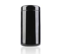 Tarro de vidrio ultravioleta negro de 500 ml con tapa, recipiente hermético de 500 g a prueba de olores, frasco rellenable, ideal para almacenamiento a largo plazo de aceite, té, café, especias