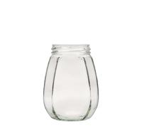 Tarro decorativo de 385 ml, hexagonal, boca: Twist-Off (TO 63)