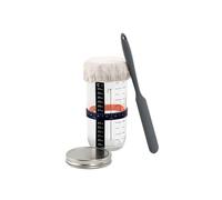 Tarro HerméTico de Vidrio para Hacer Masa Madre, Tarro de FermentacióN Natural con Tapa y Kit de FermentacióN de Masa una Escala