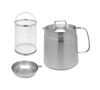 Tarro para la conservación de - Bote contenedor para grasa | Recipiente para la conservación de la grasa para tocino de acero inoxidable 304 con filtro, recipiente para el ol