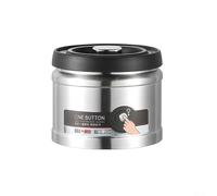 Tarro para vacío para acero Inoxidable 750ml Reutilizable Tarro(Silver 1100ML)