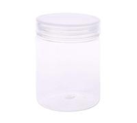 Tarro redondo transparente de 150 ml con tapa, caja de maquillaje, crema y uñas, para rellenar, botellas vacías, almacenamiento, sellado, caja de almacenamiento de órganos, organizador de botellas