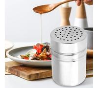 Tarros de condimentos de acero inoxidable con tapa giratoria - Tarros de especias multifuncionales para barbacoa, pimienta, sal y palillos de dientes - Botellas de condimentos portátiles (1 pieza)