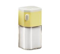 Tarros de condimentos de cocina - Botella de condimentos recargables, tarros y recipientes de sal prensada, organizador de condimentos, botella mezcladora desmontable de medición