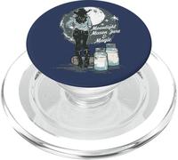 Tarros de Cristal a la luz de la Luna de Country Life y Magic Quote Cowgirl PopSockets PopGrip para MagSafe
