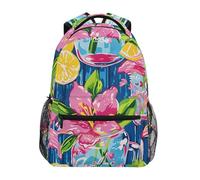 Tarros De Cristal De Lily Pulitzer Mochila Escolar Antirrobo Mochila Del Ordenador Gran Capacidad Mochilas Deportivas Para Colegio Vuelta Al Cole Hombre 29X40Cm