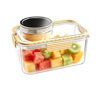 Tarros De Ensalada Con Taza Aderezo | De Alimentos Impermeable | De Almuerzo Impermeable - Para Vegetarianas Mujeres Estudiantes Viajeras Personas Dieta Oficina Gimnasio Picnic Viaje Escolar