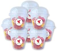 Tarros de Gominolas Variadas. Incluye 1 Kilo de Golosinas y 20 Tarros. Kit ICHUCHES para montar. Elige la tuya Halal | Sin Azucar | Veganas (Halal)