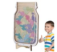 Tarros de recompensa en tarro de clase, frascos para niños | Gráfico de tablero de anuncios de estrellas y dinosaurios | 25 piezas de recompensa en tarro de recompensa en tarro, gráfico de