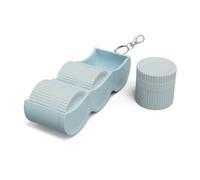 Tarros de silicona suave para cosméticos de viaje, diseño a prueba de fugas, botellas reutilizables con código multicolor para productos de cuidado de la piel, botellas de silicona reutilizables