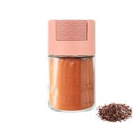 Tarros de vidrio para condimentos, botellas vacías para condimentos - Contenedores de condimentos a prueba de polvo | Agitador de condimento portátil de alimenticio para sal, comino, en polvo