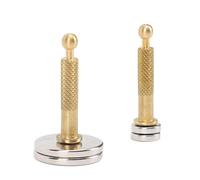 TARSHYRY 1 par de Imanes de Reparación de Base Redonda con para Grietas Superiores de Guitarra Acústica, Herramienta de Instalación de Pastilla Magnética para Instrumentos de Madera