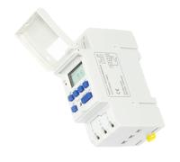 TARSHYRY 16 Interruptor de Temporizador Digital Encendido y Apagado, Pantalla LCD, Operación Fácil, Batería Incorporada para Lámparas de Calle, Lámparas de Neón, Equipos de Producción, (220V)
