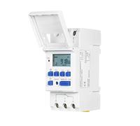 TARSHYRY 16 Interruptor de Temporizador Digital Encendido y Apagado, Pantalla LCD, Operación Fácil, Batería Incorporada para Lámparas de Calle, Lámparas de Neón, Equipos de Producción, (110V)