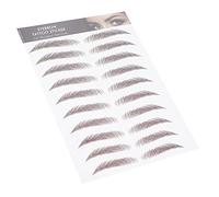 TARSHYRY Adhesivo para Cejas, Adhesivos Temporales Resistentes Al Agua para Mujeres con Material Transpirable, Múltiples Formas Disponibles para Uso de 1 a 7 Días (BROWN-02)