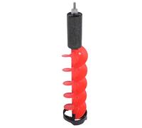 TARSHYRY Afección de Amarre, Bit de Perforación de Hielo Kit de Sinfín de Hielo de 28 Pulgadas de Nylon Cortador de Acero de Acero 6 Pulgadas Diámetro de Corte de Afección de con Posicionador Auger