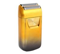 TARSHYRY Afeitadora Eléctrica de Láminas para Hombres, Maquinilla de Afeitar Portátil con Pantalla LED de Doble Lámina Ajustable, Recortadora de Barba y Cabeza Calva, Regalos Aptos para (GOLD)