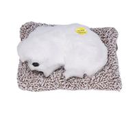 TARSHYRY Animal de Peluche de Pug, Perro Real Perro Falso Electrónica Mascotas Adorable Cachorro para Dormir Dormido (#3)