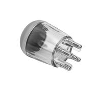 TARSHYRY Aplicador de Suero para el Cuero Cabelludo con Bola de Rodillo, Botella Recargable a Prueba de Fugas de 5 Ml con Punta de Masaje para Aplicación de Raíces sin Problemas (Gris)