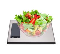 TARSHYRY Báscula de Cocina Inteligente para Alimentos, Báscula Digital de Peso de Alimentos de Acero Inoxidable con Pantalla HD y Bluetooth, para Planificación de Dieta Positiva y