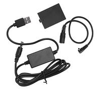 TARSHYRY Batería Simulada de Repuesto con Acoplador de Alimentación CC y Cable USB para 1100D 1200D 1300D 1500D 3000D Kit de Adaptador de Fuente de Alimentación Continua