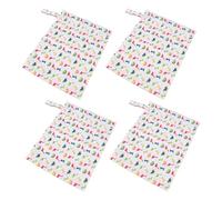 TARSHYRY Bolsa Colgante Impermeable para Cochecito de bebé con Dos Bolsillos, Asa Desmontable y Cremallera única para mamá en Movimiento, Verde, Aprox. 30x40cm