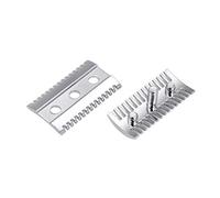 TARSHYRY Cabezal de Peine Abierto de Seguridad de Afeitado Doble, Cabezal de Repuesto de Aleación de Zinc para Seguridad de Largo, Color Plateado, 1,6x1,0x0,4 Pulgadas