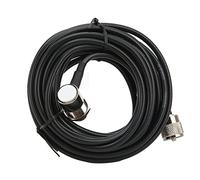 TARSHYRY Cable de Señal de Antena de Radio de Coche M Macho a Hembra Cable Alimentador de Metal de Caucho de 5 M de Largo Compatible con Varias Radios