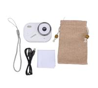 TARSHYRY Cámara Digital 1080p con Zoom 16x, Sensor CMOS, Grabación de Video HD, Pantalla de 2,4 Pulgadas y Cuerpo Compacto y Portátil de ABS. (White)