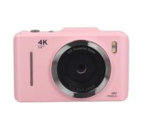 TARSHYRY Cámara Digital 4K 48MP Ultra Clear Imágenes 16x Cámara de Video Portátil de Zoom para Viajar Vlogging (Pink)