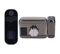 TARSHYRY Cerradura Electrónica WiFi Inteligente con Control Remoto Digital, Entrada de Huella Digital, Tarjeta y Contraseña para Seguridad del Hogar