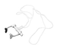 TARSHYRY Clip de Nariz para Nadar, Clip de Nariz para Nadar de Plástico y Silicona con de con Correa Antipérdida para Entrenamiento de Principiantes de Buceo (Silver)