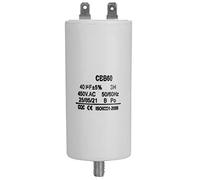 TARSHYRY Condensador de Bombas de Agua CBB60 450V 40uf, Condensador de Arranque de Motor de CA con Alta Resistencia de Aislamiento, para Lavadora, Bomba de Refrigerador, 50 60Hz