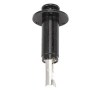 TARSHYRY Conector de Salida Mono de 6,35 Mm para Guitarra Eléctrica, Conector de Audio de Aleación de Latón de Alta Sensibilidad con Soporte de Ecualizador, Puerto de Conexión Endpin para (BLACK)