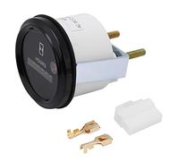 TARSHYRY Contador de Horas con Pantalla Digital de 6, Probador de Horas de Cuarzo de Tamaño Compacto 12 36 V CA CC, con Terminales de Conexión, para Vehículos de Ingeniería,