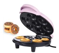 TARSHYRY Dash Mini Donut Maker Machine, 700W 7 Donuts Eléctrico Donut Maker Calefacción de Doble Cara Recubrimiento Antiadherente para Niños Desayuno Postre Merienda Fiesta (Enchufe de la UE)