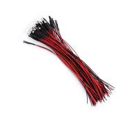 TARSHYRY Diodos de Luz LED Previos a Cableado, Lámparas LED Pre-cableadas 50pcs Pre-cableado Diodos Precipitados Agua de Precipitada para la Decoración del Hogar de Bricolaje (3 mm)