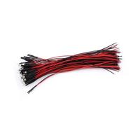 TARSHYRY Diodos de Luz LED Previos a Cableado, Lámparas LED Pre-cableadas 50pcs Pre-cableado Diodos Precipitados Agua de Precipitada para la Decoración del Hogar de Bricolaje (3 mm)