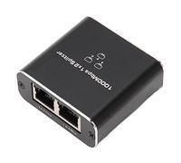 TARSHYRY Divisor de Cable Ethernet de 1000Mbps 1 a 2, Adaptador Divisor RJ45 con Indicador LED para Cables Cat5 Cat5e Cat6 Cat7, Compatible con Computadoras Enrutadores Cámara IPTV PoE