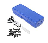 TARSHYRY Herramienta de Reparación de la Caja del Abridor de la Caja del Tornillo de Reloj Ajustable con Piezas Reemplazables para la Reparación del Reloj