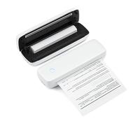 TARSHYRY Impresora Portátil, Impresora Térmica, Impresora sin Tinta, Admite PDF/Word/Excel, Batería de 2600 MAh, para Viajes de Oficina en Casa (White)