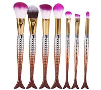 TARSHYRY Juego de Brochas de Maquillaje Profesional de 7 Piezas de Pelo Suave, Kit de Brochas de Contorno en Polvo de de de Fibra Sintética para Principiantes y Maquillad (1)